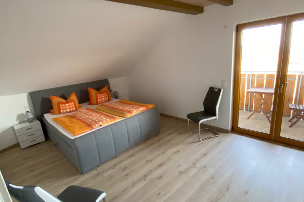 Ferienwohnung 2: Schlafzimmer untere Etage