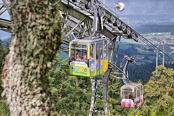 Fahrt mit der Schauinslandbahn