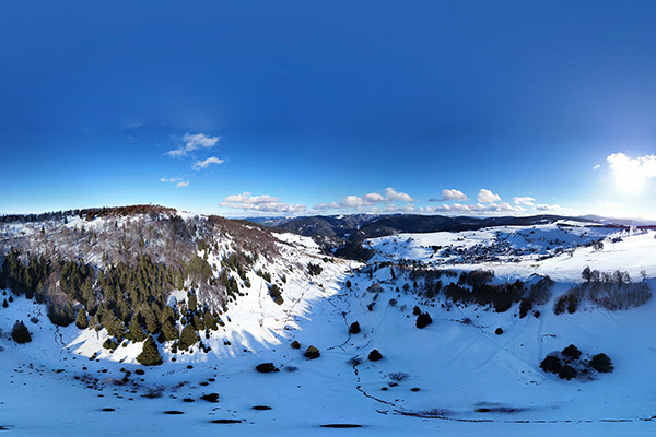Schauinslandmassiv im Winter